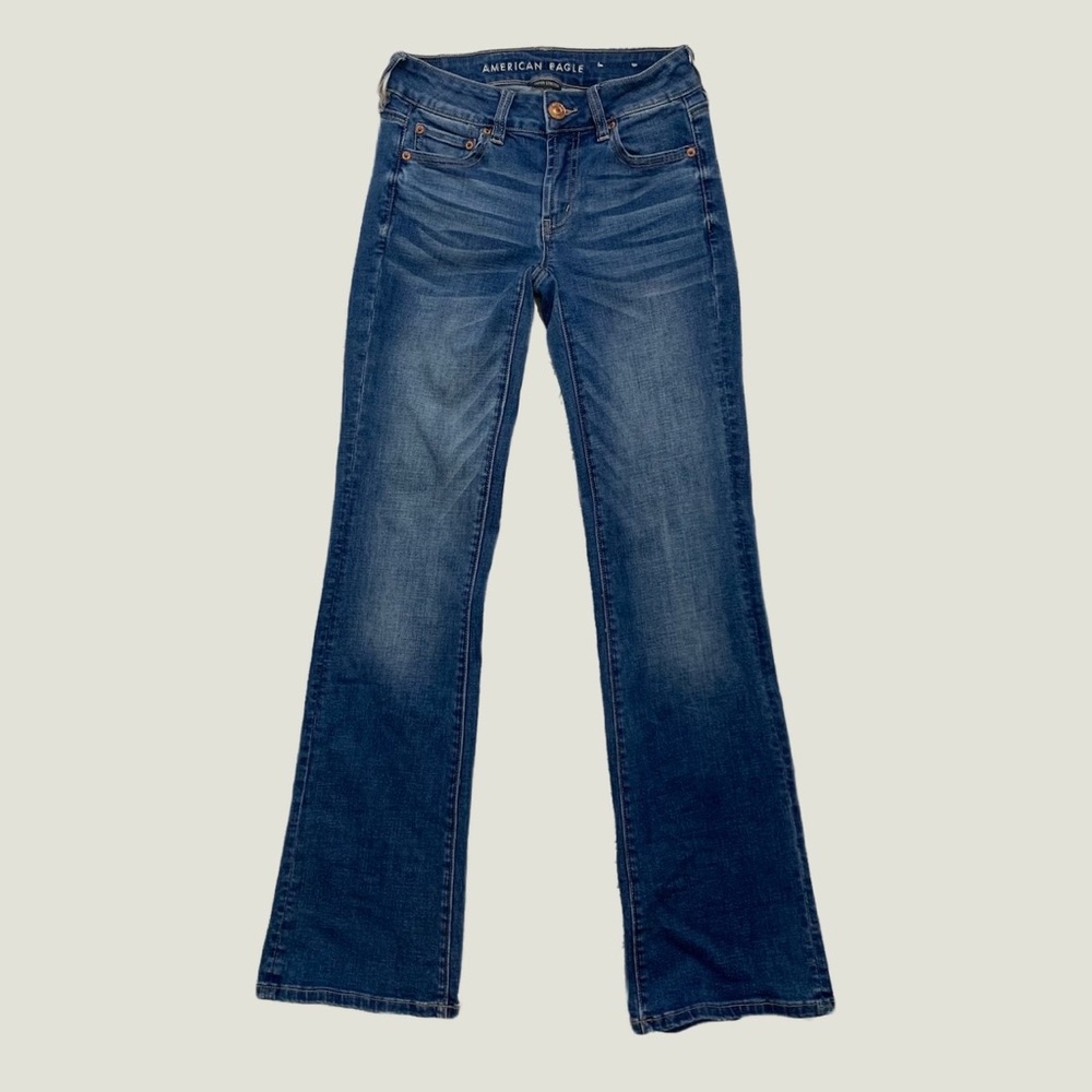 American Eagle Favorite Boyfriend Jeans with Super Stretch Size 00